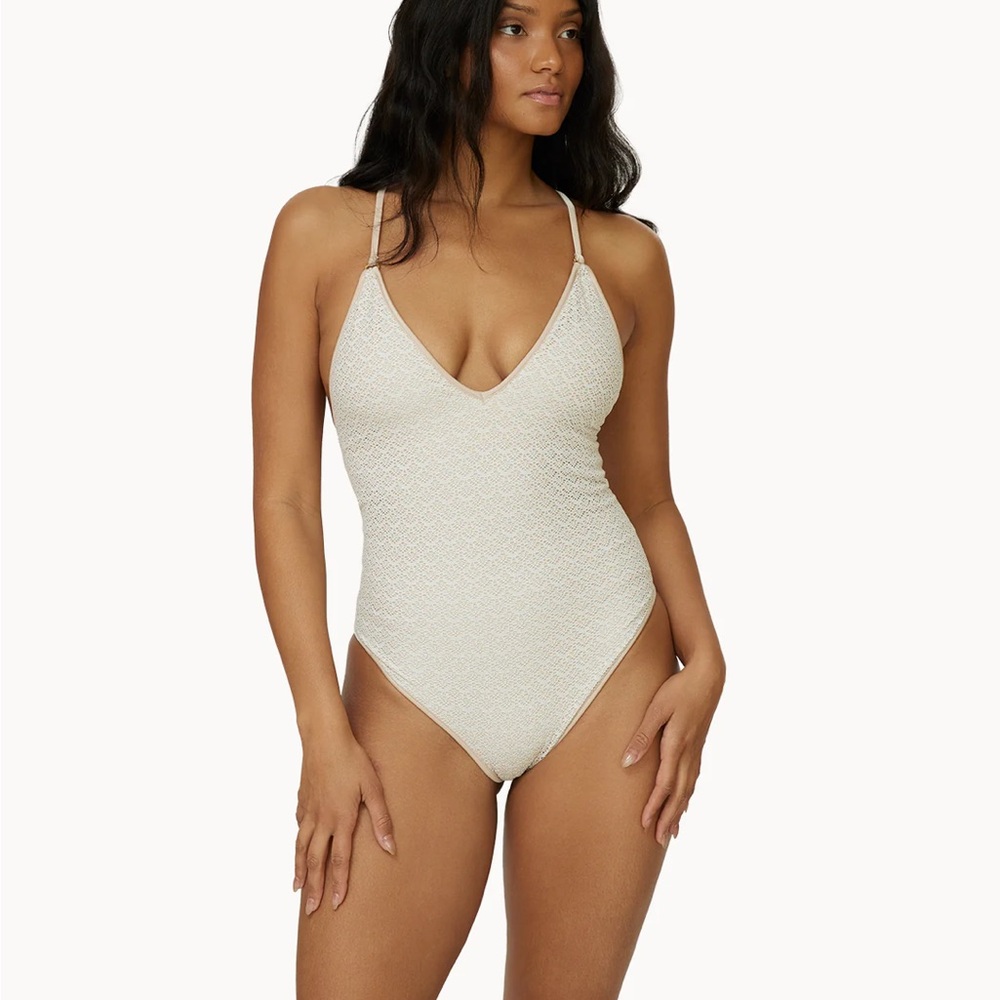 PQ Swim Cream One-Piece Swimsuit